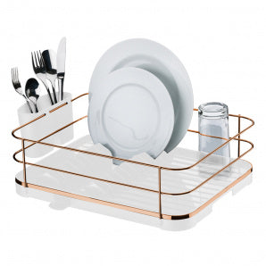 Kit de Cozinha 4 Peças - Branco e Rose Gold