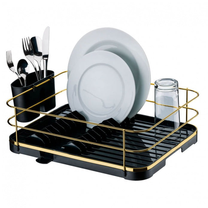 Kit de Cozinha 4 Peças - Preto e Dourado