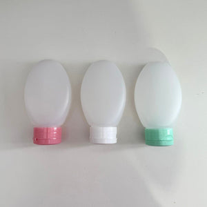 Kit 3 Frascos Viagem 90ml- Cores Sortidas