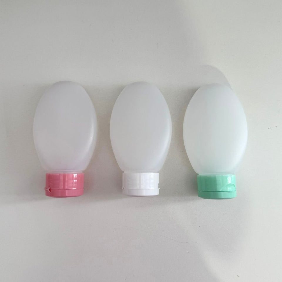 Kit 3 Frascos Viagem 90ml- Cores Sortidas