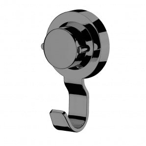 Gancho Multiuso com Ventosa - Preto Onix