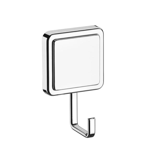 Gancho Multiuso com Adesivo Inox Quadrado