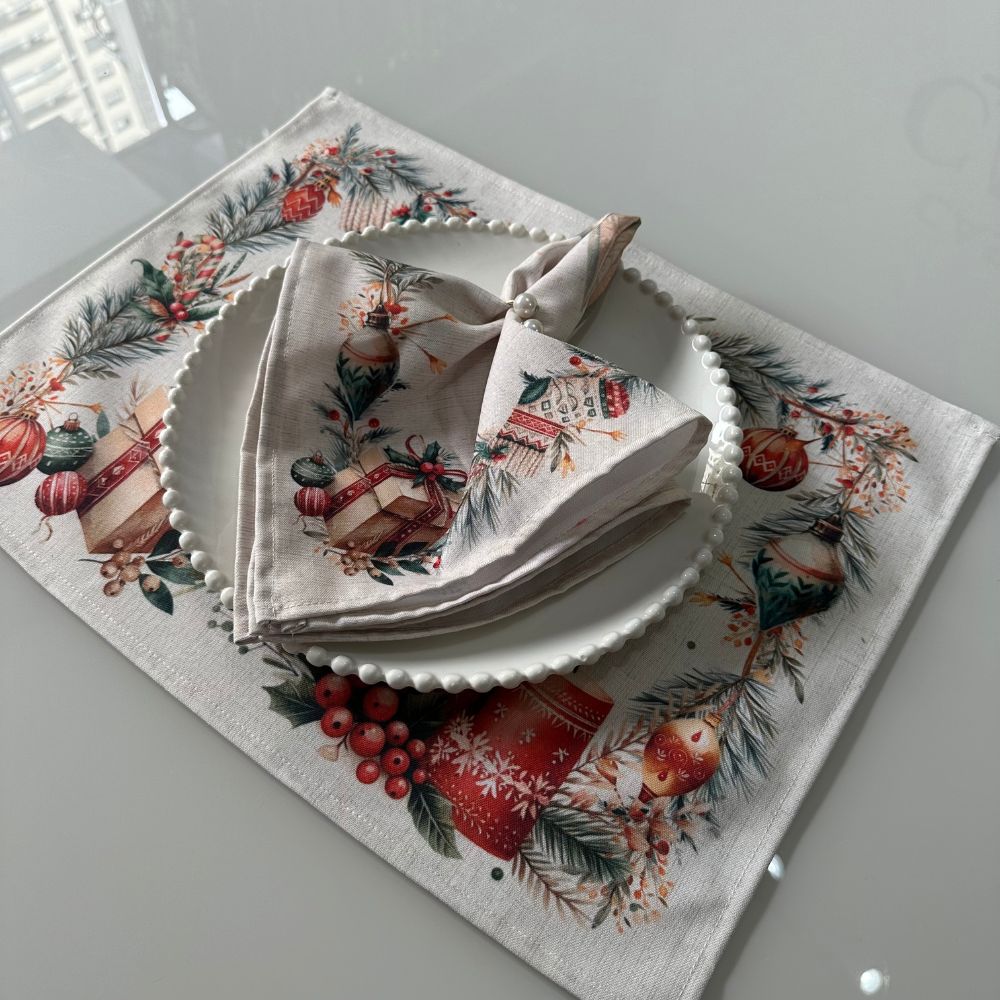 Guardanapo Natal-Boho