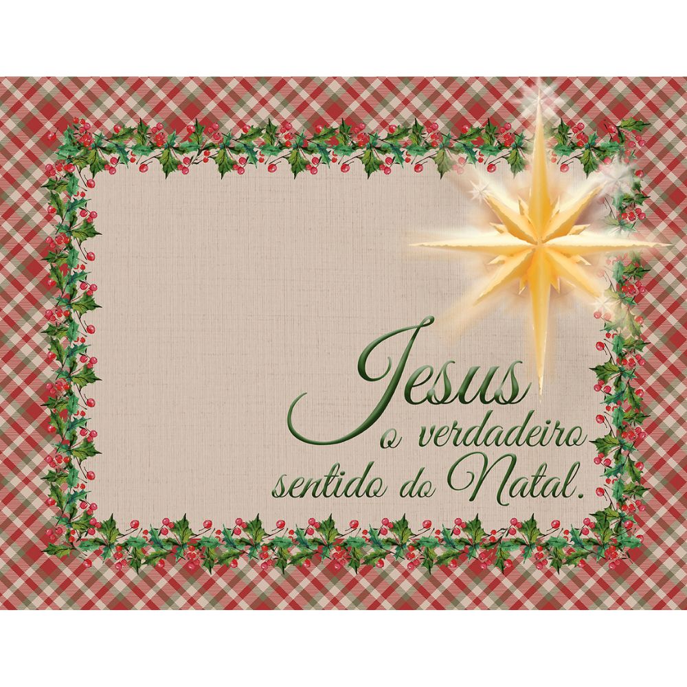 Jogo Americano Natal- Jesus
