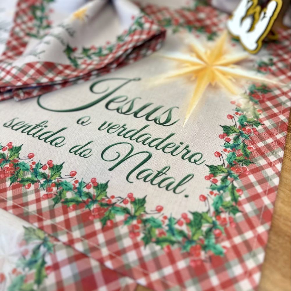 Jogo Americano Natal- Jesus