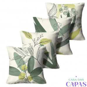 Kit 4 Capas de Almofada - Camedórea