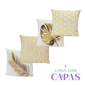 Kit 4 Capas de Almofada - Memórias