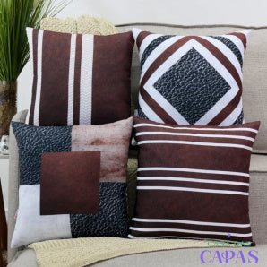 Kit 4 Capas de Almofada - Old