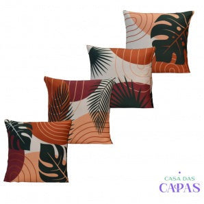 Kit 4 Capas de Almofada - Outono