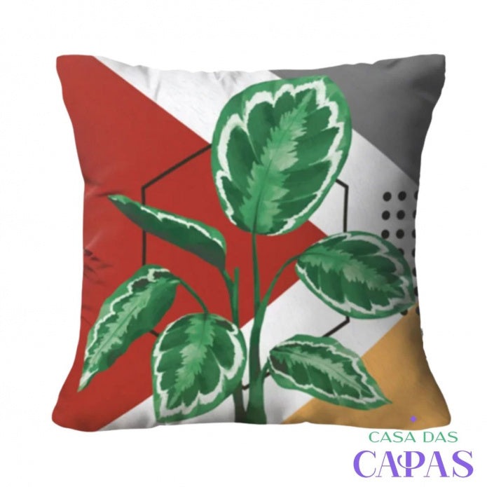 Kit 4 Capas de Almofada - Peperômia