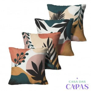 Kit 4 Capas de Almofada - Pôr do Sol