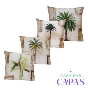 Kit 4 Capas de Almofada - Tropicália