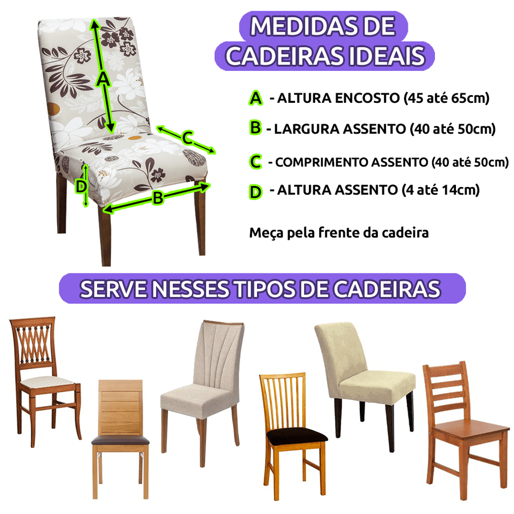 Capa de Cadeira Resistente à Gato Suede - Bege