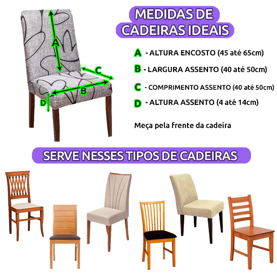 Capa de Cadeira Spandex - Tulipa casadas-capas