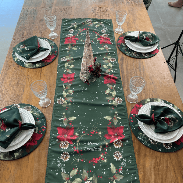 Trilho de Mesa - Merry Christmas