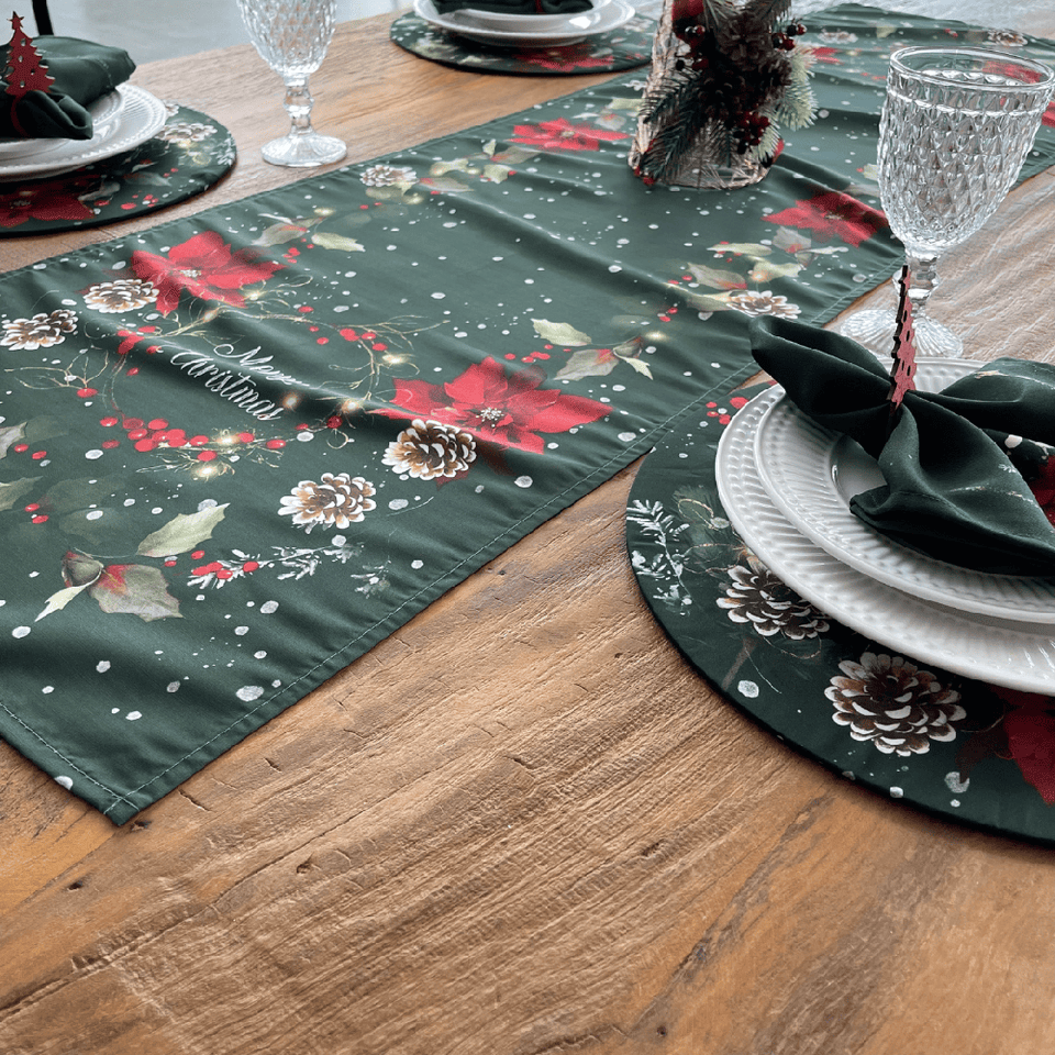Trilho de Mesa - Merry Christmas