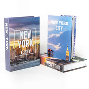 Kit 3un Caixa Porta Objetos Livro Fake Decorativo Liberdade