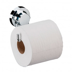 Porta Papel Higiênico em Aço Com Ventosa - Cromado