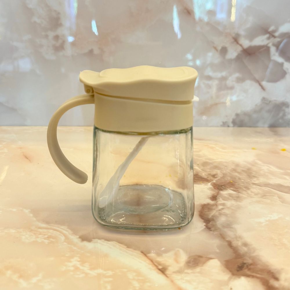 BRINDE Porta Condimento de Vidro- Cores Sortidas