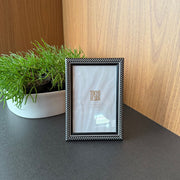 Porta Retrato Linhas Branco e Preto - 10 x 15cm