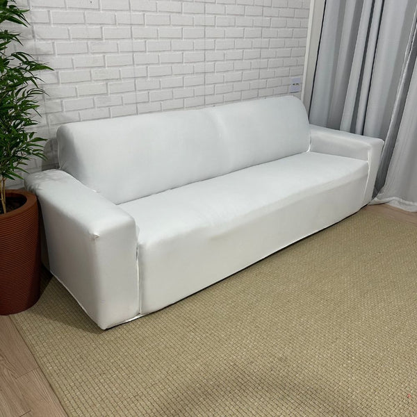 Capa de Sofá Spandex Premium - Branco