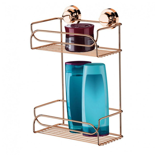 Suporte Multi Uso Duplo Fixação Ventosa - Rose Gold