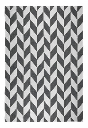 Tapete Alegria AntiDerrapante - Cinza/Branco casadas-capas