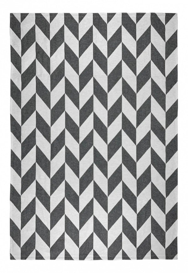 Tapete Alegria AntiDerrapante - Cinza/Branco casadas-capas
