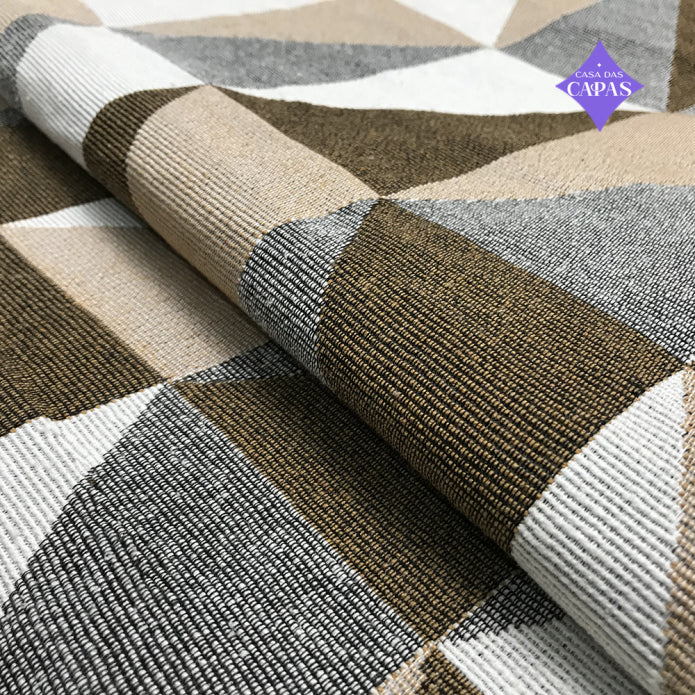 Tapete Eros AntiDerrapante - Bege/Branco casadas-capas