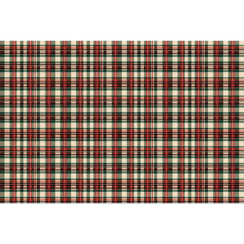 Toalha de Mesa Natalina- Xadrez Vintage