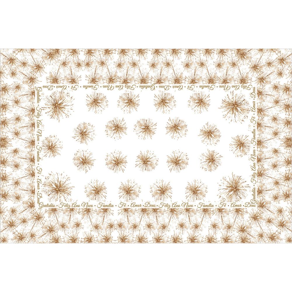 Toalha de Mesa Natalina- Ano Novo