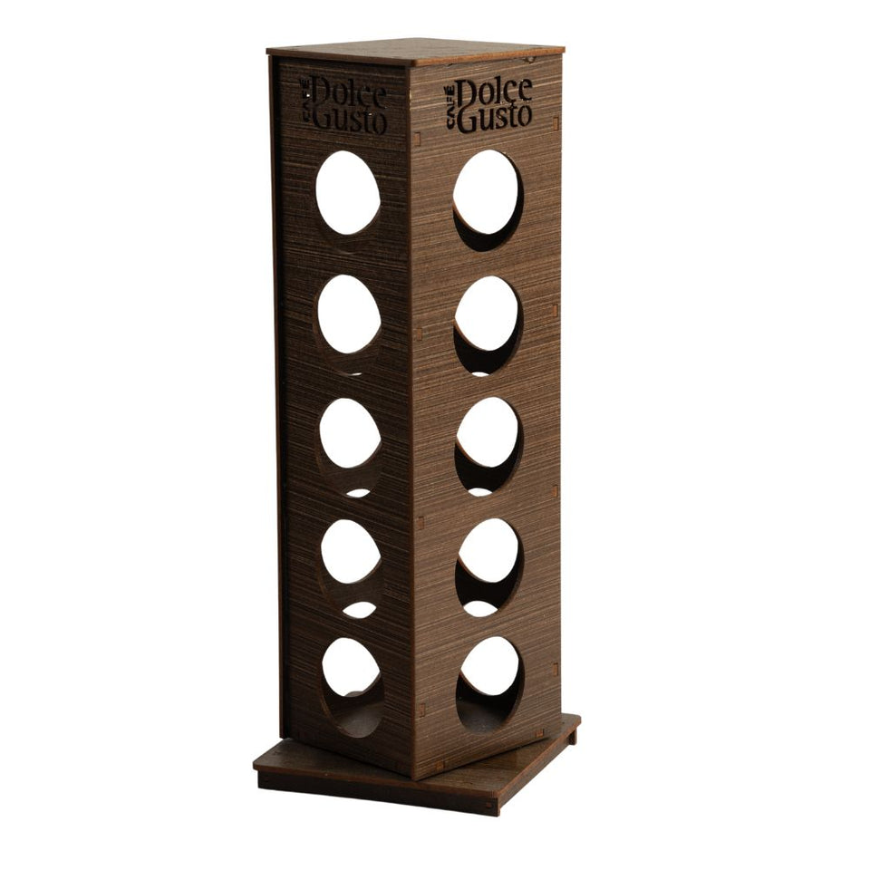 Torre Porta 20 Cápsulas Giratória 360- Várias Cores