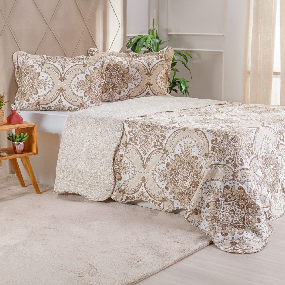 Kit Colcha Ultra Lisse Casal - Várias Estampas
