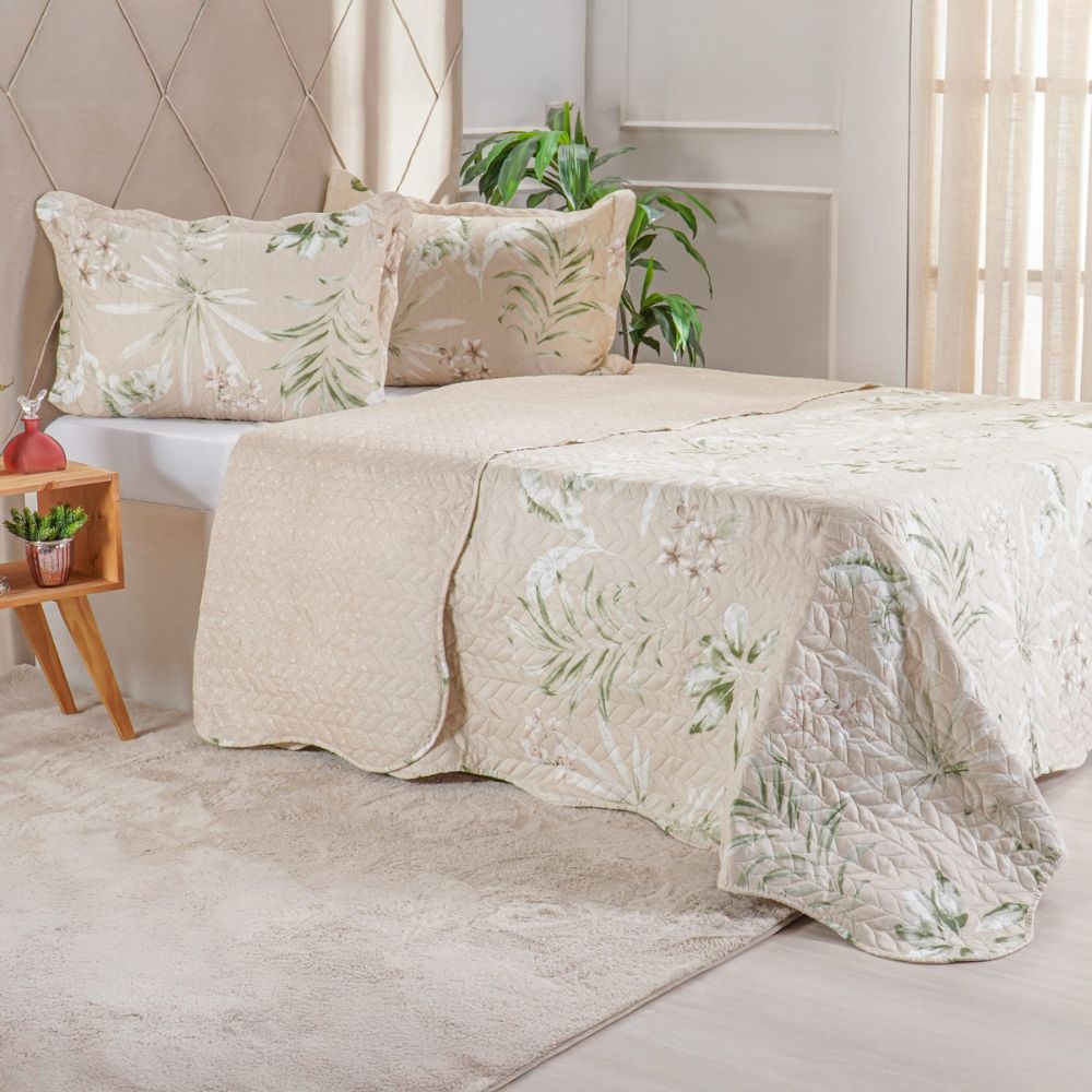 Kit Colcha Ultra Lisse Queen - Várias Estampas