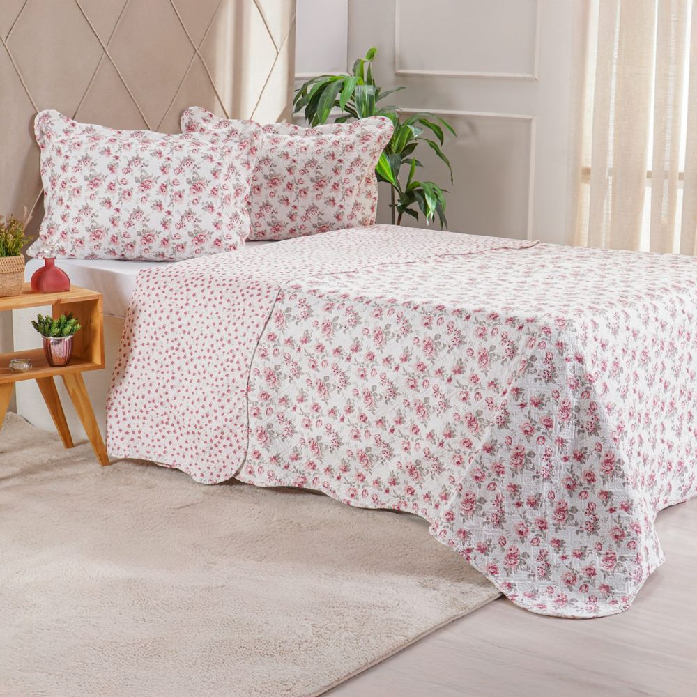 Kit Colcha Ultra Lisse Solteiro - Várias Estampas