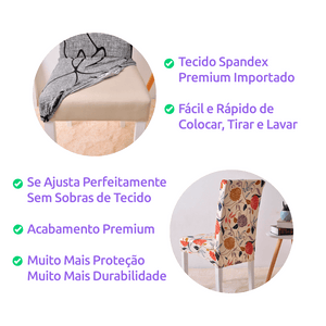 Capa de Cadeira Spandex - Tulipa casadas-capas