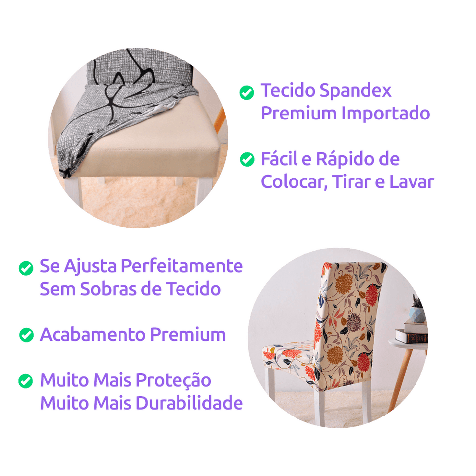 Capa de Cadeira Spandex - Pântano casadas-capas