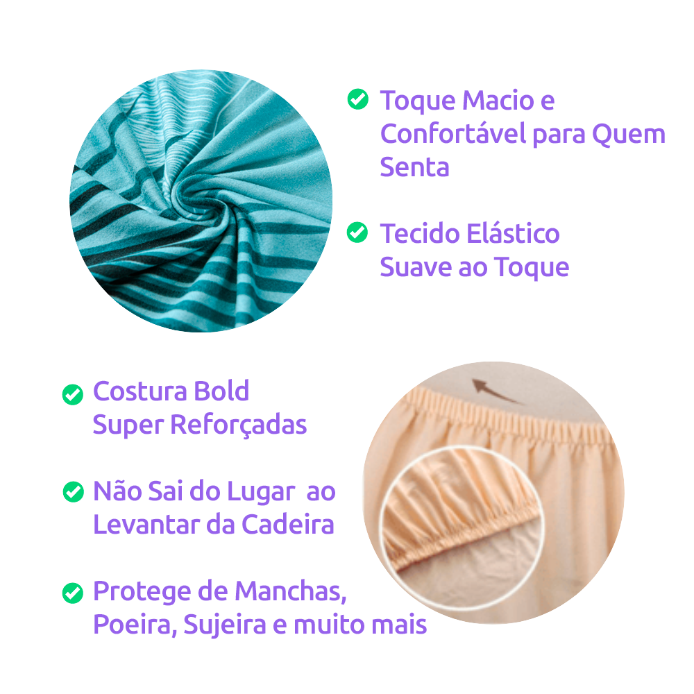 Capa de Cadeira Spandex - Bege