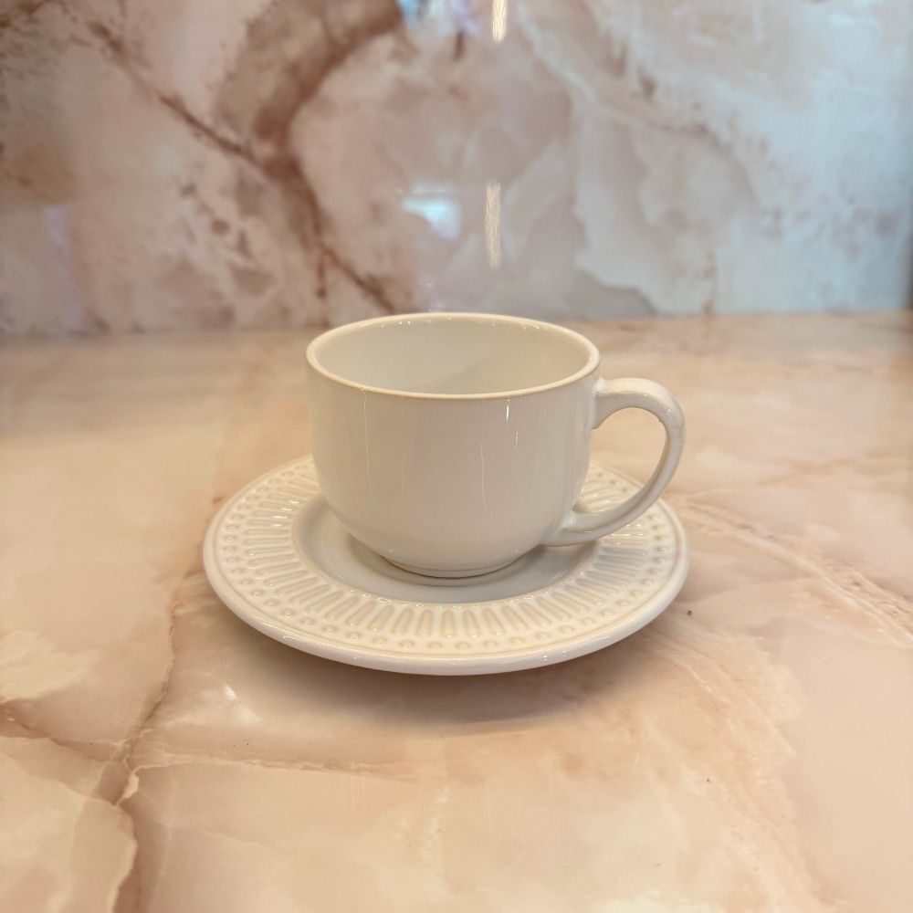 Xícara + Pratinho Café - Roma