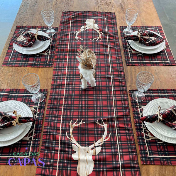 Mesa Posta Completa Natal - Alce