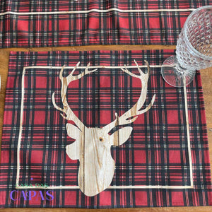 Mesa Posta Completa Natal - Alce