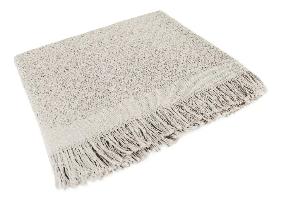 Manta para Sofá Soft- Branco