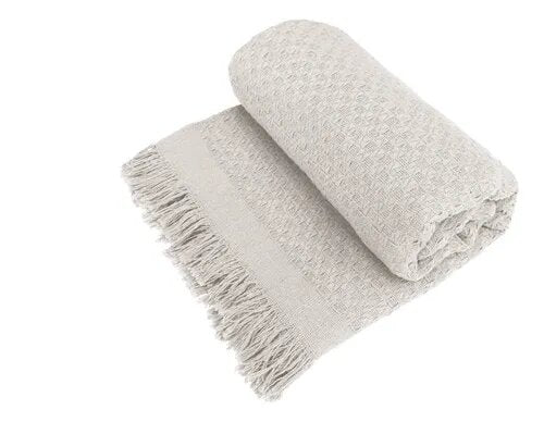 Manta para Sofá Soft- Branco
