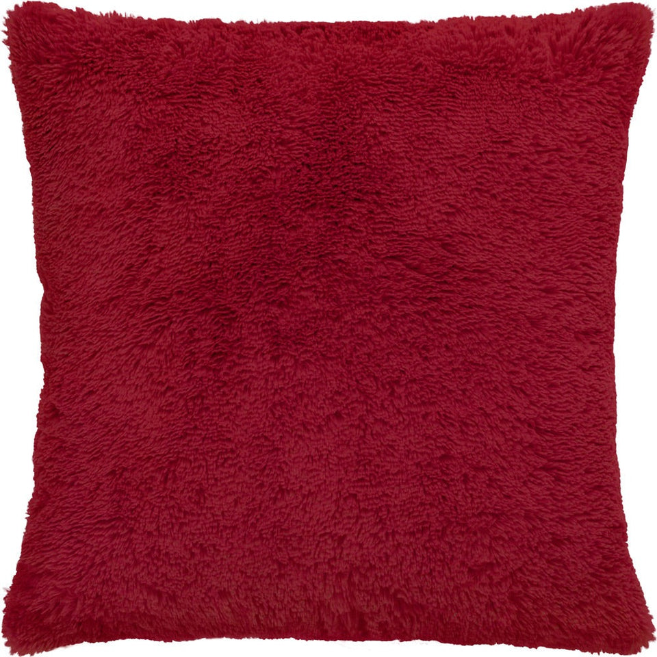Capa de Almofada Baby Soft Pelúcia - Vermelho