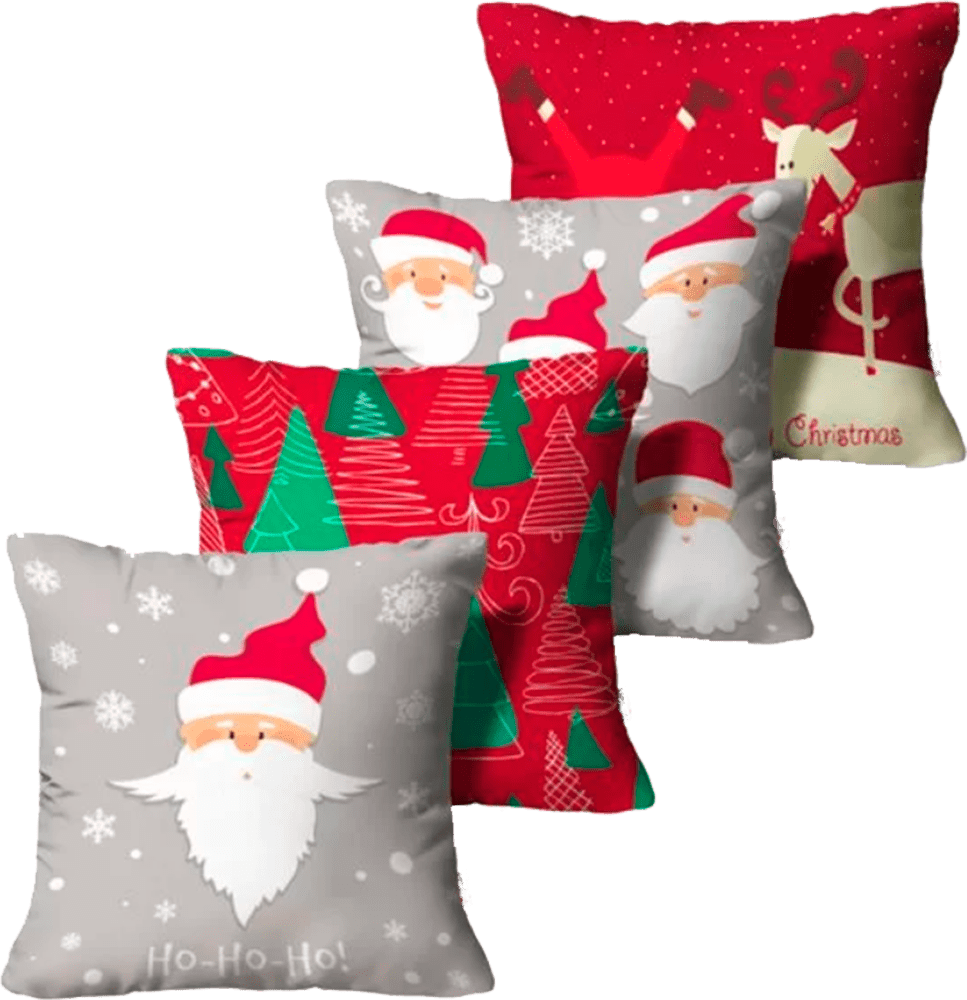 Kit 4 Capas de Almofada - Noite Feliz