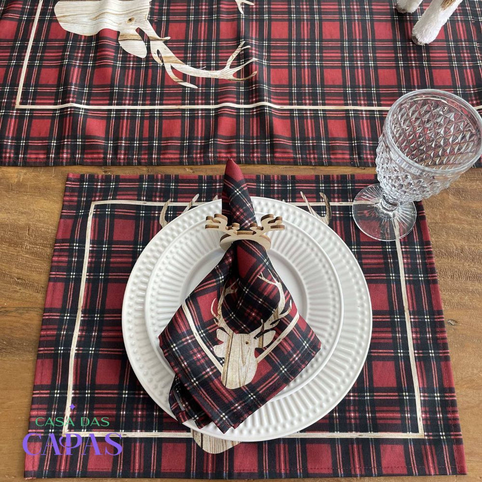 Mesa Posta Completa Natal - Alce
