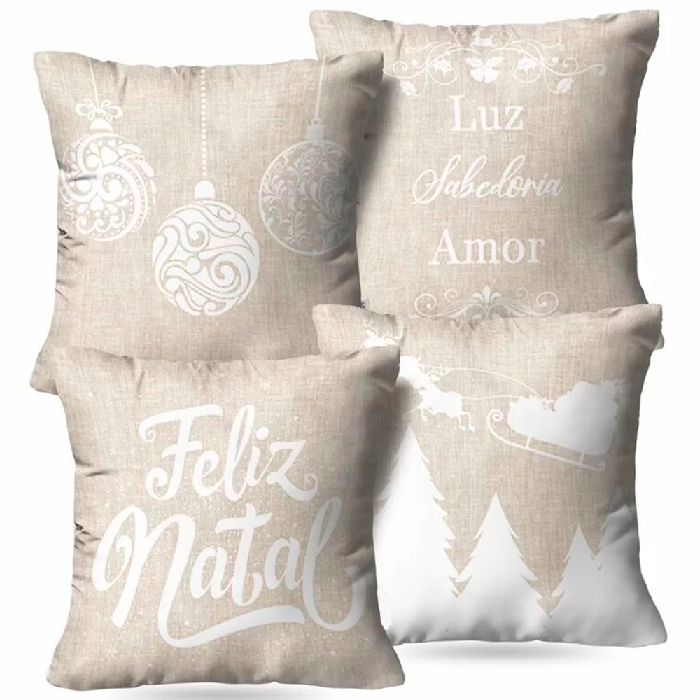 Kit 4 Capas de Almofada - Luz Amor