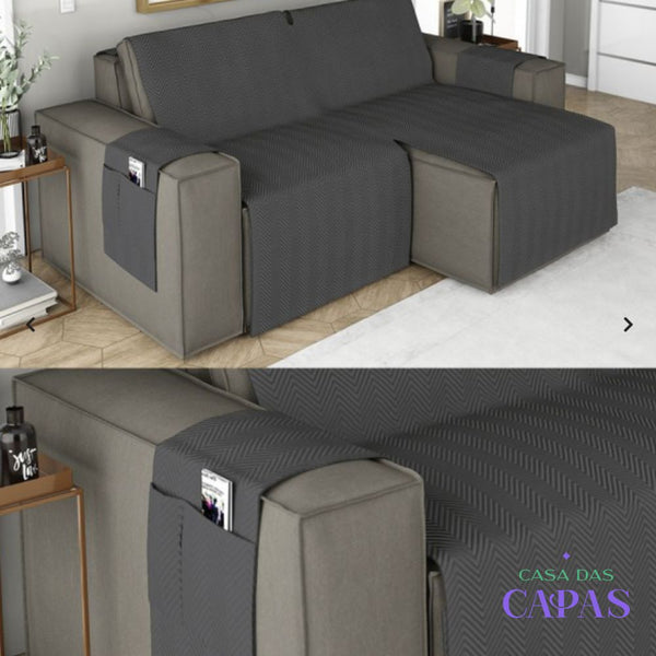 Protetor Para Sofá Retrátil Royal - Cinza