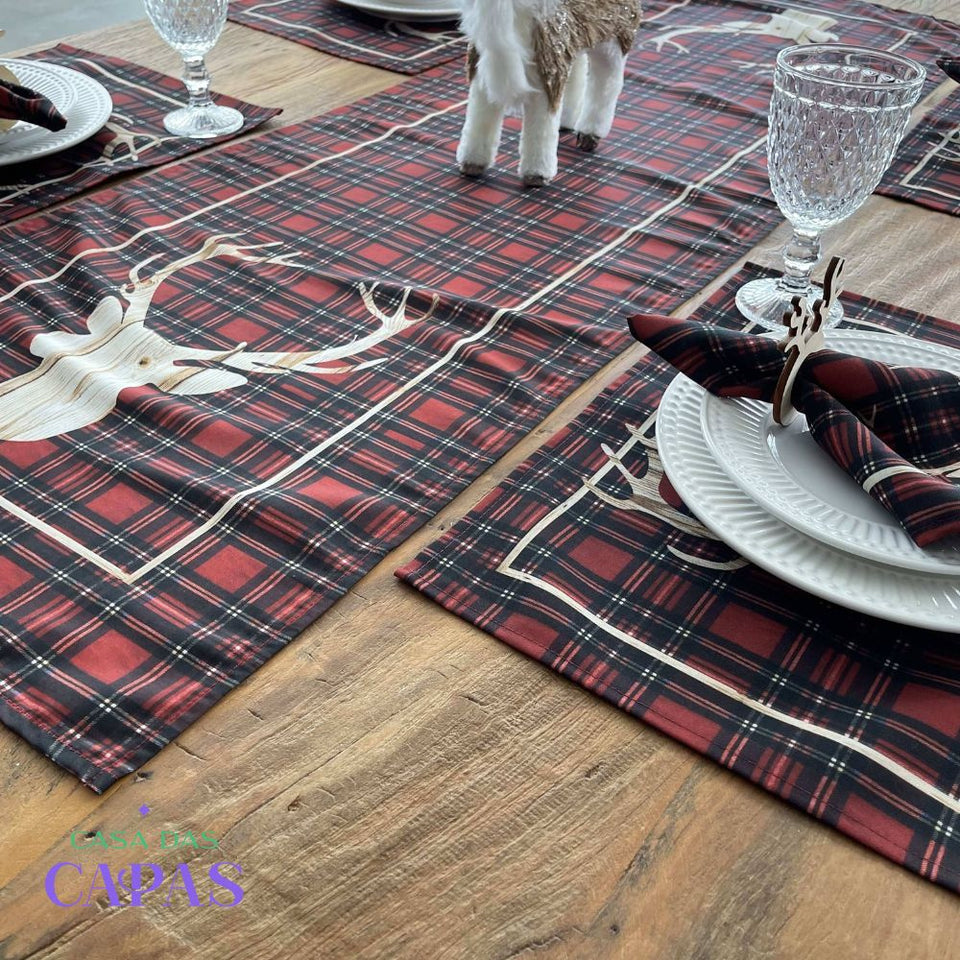 Mesa Posta Completa Natal - Alce