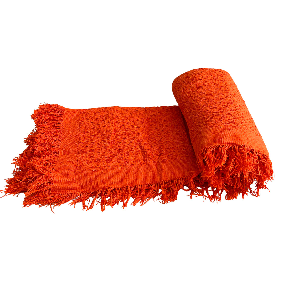 Manta para Sofá Soft- Laranja